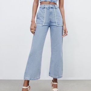 Zara high rise jeans